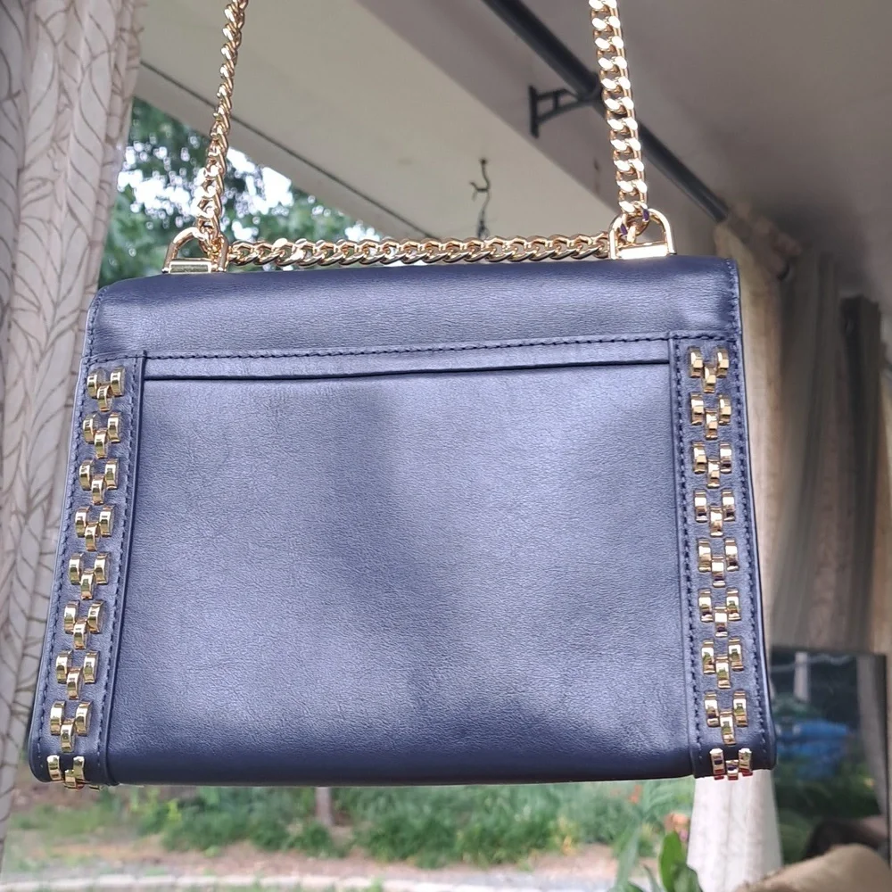 Michael Kors Navy Admiral With Gold Accents NEW WITH TAG - Picture 4 of 16